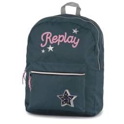MOCHILA REPLAY VERDE OSCURO